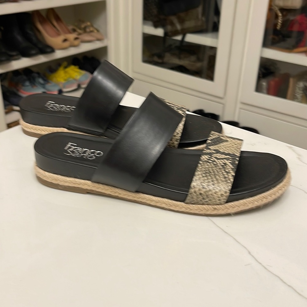 Franco Sarto black sandals